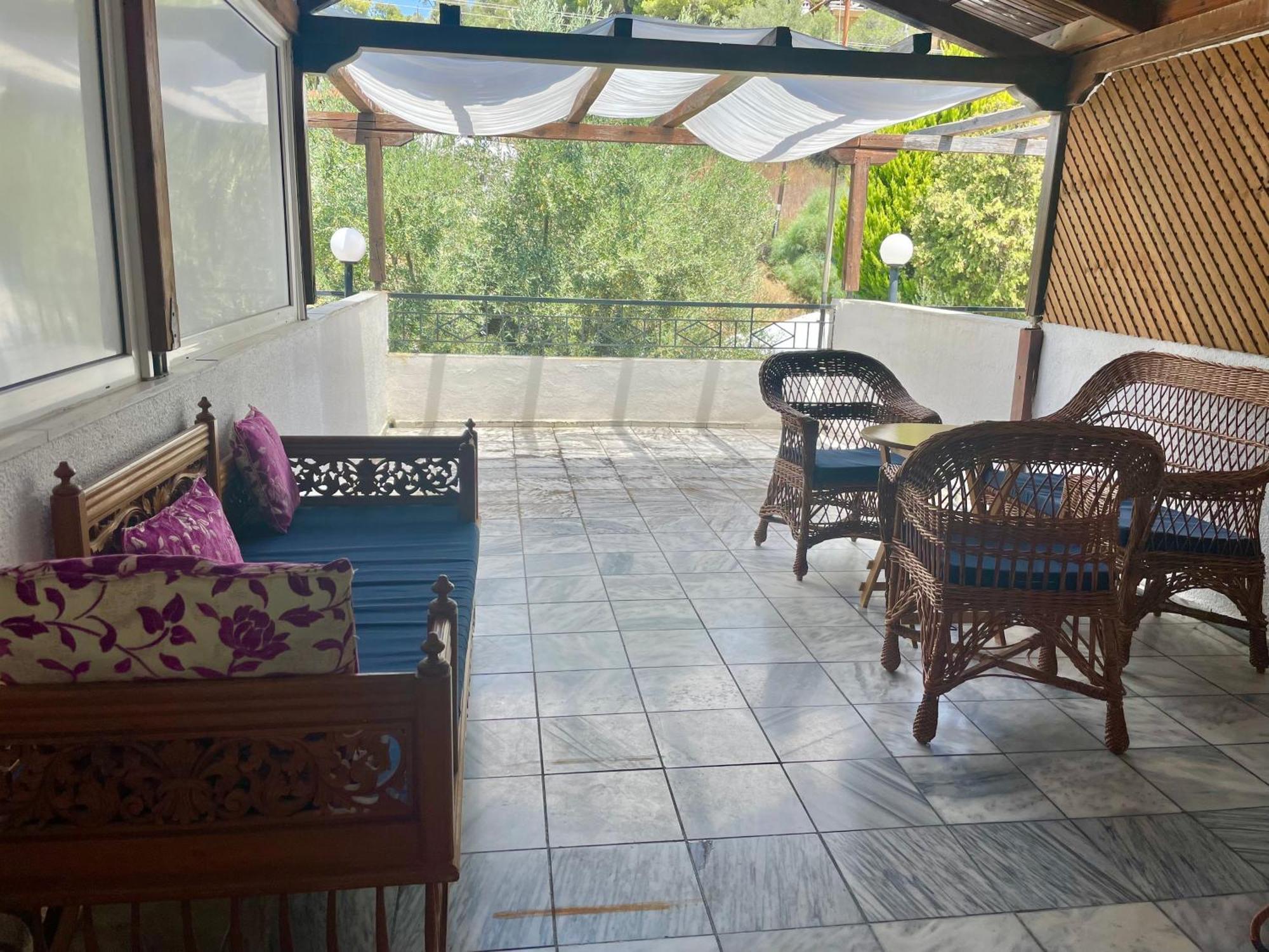 Three Sisters House Villa Mola Kalyva Exterior photo